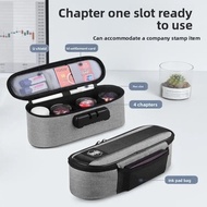 Seal Storage Bag Office Seal Box Financial Seal Storage Box Portable Office Storage Bag