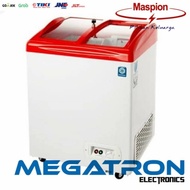 Chest Freezer MASPION UFH 100 Show Box Freezer Kaca 100 Liter