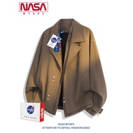 NASA WTAPS Fake Two-Piece Casual Suit Jacket Men Spring Autumn High-End Ruffian Handsome Couple Loos