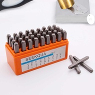 36PC Alphanumeric Steel Seal Punch English Punch Chisel Leather Jewelry Chisel Jewelry Carving DIY T
