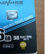 Micro sd 16gb original Official full/memory card 16gb advance micro sd