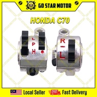 HONDA C70 (820 / 711) HANDLE SWITCH LH RH KIRI KANAN SUIS SET