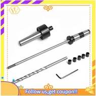 【W】Pencil Spindle Kit with 5 Bushings, 7mm Drill Bit and Spindle Saver, MT2 for Woodworking