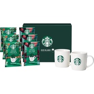 [Direct from Japan]Year-end gift, mid-year gift, souvenir, gift Starbucks Origami with Mug Gift (6cups &amp; 2 mugs), pre-wrapped (SBC-30B)