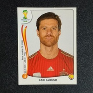 Football Sticker Shaby ALONSO XABI PANINI 2014 FIFA WORLD CUP BRASIL STICKERS COLLECTION