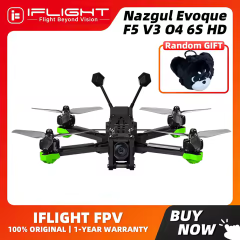 IFlight Nazgul Evoque F5 V3 O4 6S HD Drone BNF With O4 Air Unit Pro / XING2 2207 1750KV Motors For F