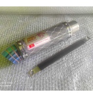 51mm RL Exhaust | Redleo Racing Exhaust | Red Leo Muffler Only CARBON EXSAGON