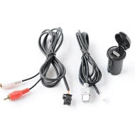 Car USB+AUX Socket Base Car Dash Mount Extension 150cm Cable Adapter For 207 Etc AUX Audio Socket Au