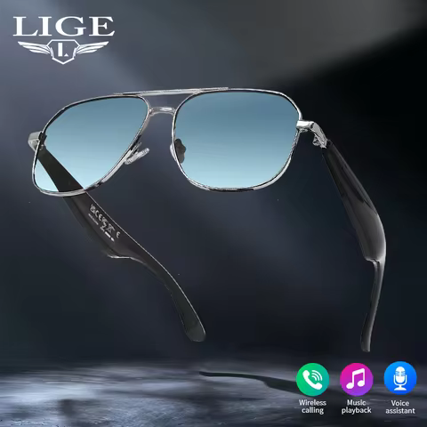 GY100 Smart Glasses 100+ Online Language AI Automatic Dialogue Translation Bluetooth Glasses With Sp