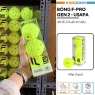 (Express) Box of 3 Facolos F-Pro Gen 2 Pickleball Balls - USAPA Standard, Pinnacle of Performance