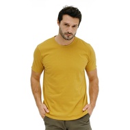 EIGER MEN'S SHORT T-SHIRT X-DUBLIN T-SHIRT - MUSTARD