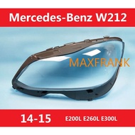 FOR Mercedes-Benz W212 14-15 E200L E260L E300L HEADLAMP COVER HEADLIGHT COVER LENS HEAD LAMP COVER