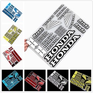 Honda Motorcycle Reflective Sticker Waterproof Sticker Scratches  Helmet Sticker