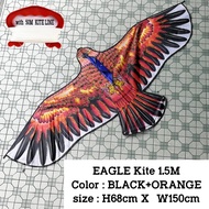 Eagle Kite Made Of Umbrella Cloth Material (145mx06m) / Layang Layang Wau Burung Helang Sekali Tali 50m - [multiple options]