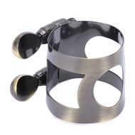JIYAN2866 ​Brass Mouthpiece Clip​ ​Double Screws​ ​Fastener ​Saxophone Ligature​ Vintage ​Adjustable