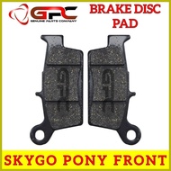 ⚕ ﹊ ┘ GPC Motorcycle FRONT Brake Pads (Brake Disc Pads) for SKYGO PONY