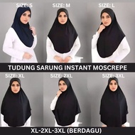 💥 Tudung Sarung Instant Moscrepe – Awning Scuba, Ready Stock (Size S-XXL)