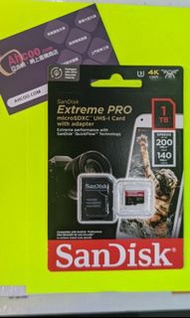 Sandisk 2022 新款 Extreme Pro (200/140) MicroSD 卡 ( 64G / 128G / 256G / 512G / 1TB )