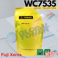 ผลิตจากญี่ปุ่น ผงหมึกเทียบ สำหรับ WC 7525 / 7535 / 7835 / 7855 : Fuji-Xerox ขนาดบรรจุ 500g.