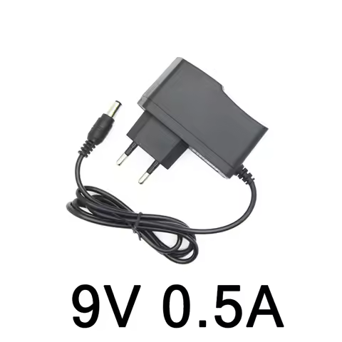 AC 100V-240V to DC 9V 0.5A 500mA Power Supply Power Adapter 9 V Volt Converter EU US UK AU Plug Char