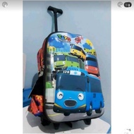 Tayo Trolley Trolley Trolley Bag For School Children Backpack Traveling Bag Guarantee