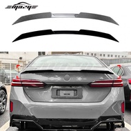 BMW 5 Series I5 G60 2024+525i 530i MP Rear Spoiler Carbon Fiber Gloss Black Malaysia Ready Stock