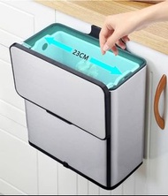 不鏽鋼懸掛式垃圾桶Stainless steel hanging trash can