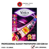 Photo Paper/Photo Paper/Photo Paper Vertex 230 Gsm Glossy 20