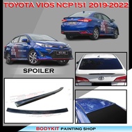 TOYOTA VIOS NCP151 2019 REAR ROOF SPOILER WING GLASS SPOILER-MATERIAL PU GETAH BODYKIT