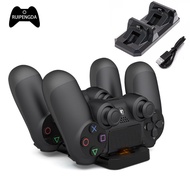 USB Dual Charge Dock For PS4 Controller Fast Charger Stand Holder Wireless Gamepad Controle Charger For PlayStation 4