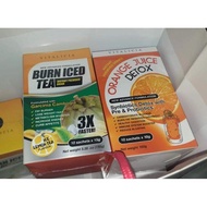 Burn Iced Tea (BIT) AVENYS (10sachets) Orange Juice Detox (OJD) dr Hq