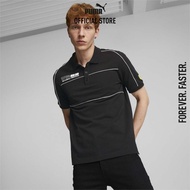 PUMA AUTO - เสื้อเชิ้ตโปโลผู้ชาย Scuderia Ferrari Race Polo Shirt สีดำ - APP - 53583501