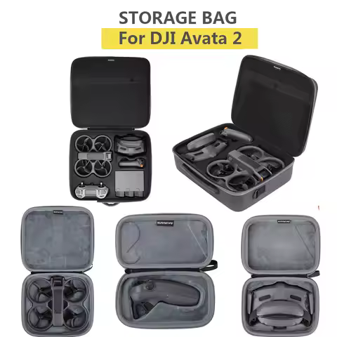 Mini Handbag For DJI Avata 2 Fly More Combo Goggles 3/2 Case Storage Bag Carrying Travel Box For DJI