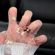 [Hot-selling Style] Wearing Nails 30 pieces whole T131/S282 Medal Fragrance Medium Ladder Temperamen
