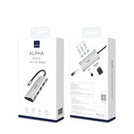 WIWU ALPHA 631STR (6 IN 1) USB C HUB