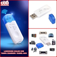 Bluetooth Receiver Audio CK 06 OTOMATIS USB Tanpa KABEL AUX Mobil