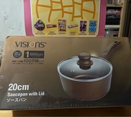 Corelle Visions Metal Cookware Sauce Pan 20cm (With Lid) 康寧 單柄平底鍋 20厘米 連蓋