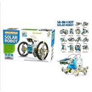 14 In 1 Solar Robot Kit Kids Educational Toy STEM Science DIY Toys Solar Power Robotics Puzzle Build