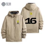 F1 Ferrari Team Hamilton Racing Jacket Fan Coat 8-time Champion Driver Racing Suit Jacket Polyester