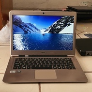 Bebas Ongkir! Laptop Slim Acer Aspire S3 Intel Core I3 Gen 3