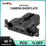 SmallRig Universal Dslr Camera Base Plate with 15mm Rod Rail Clamp for  A6500/A6600/Panasonic GH5/ A