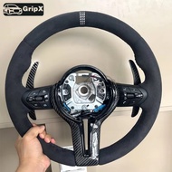 Suitable for BMW F30 F31 F20 F35 F10 E90 E91 with white hollow carbon fiber decorative cover and ext