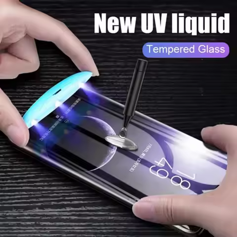UV Liquid Full Glue 9H HD Tempered Glass for OPPO Find X2 X3 X5 X6 Neo X7 Ultra Reno 3 4 5 6 7 9 10 
