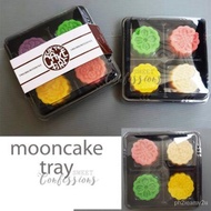 (10pcs) 4 / 6 / 8 cavity mooncake tray mooncake packaging box