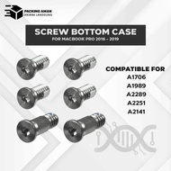 Bottom Cover Bolt Screw Bottom Case Macbook Pro A1706 A1989 A2289 A2251 A2141
