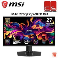 MSI MAG 273QP QD-OLED X24 26.5" WQHD QD-OLED/240Hz/0.03MS/ADAPTIVE SYNC/GAMING MONITOR