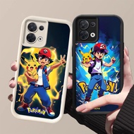 YZ-121 Xiaozhi and Pikachu Very beautiful Casing for OPPO Reno Find X5 F21 K9X 7 8 F21S Pro Lite 5G