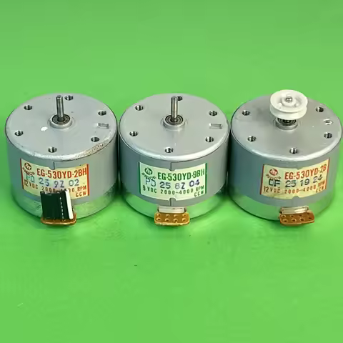 EG-530YD-9BH DC 9V EG-530YD-2BH 12V MABUCHI CCW Capstan Deck Cassette Tape Recorder Motor