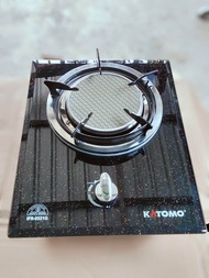 เตาแก๊ส อินฟาเรดแท้ KATOMO รุ่น:IFR-0521G  หัวเดี่ยว Fashion design glass infrared gas stove(แถมฟรี 