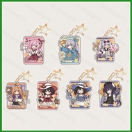 Honkai Star Rail Elysia Kiana Acrylic Keychain Backpack Pendant Bags Accessories Anime Periphery